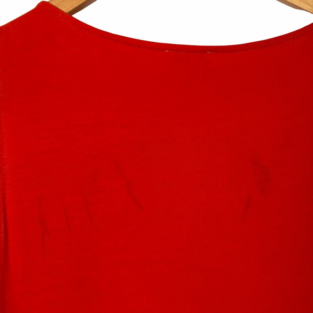 J. Crew Factory Tiered Knit Maxi Dress in Bright Cerise/ Red, Size S - Picture 15 of 15